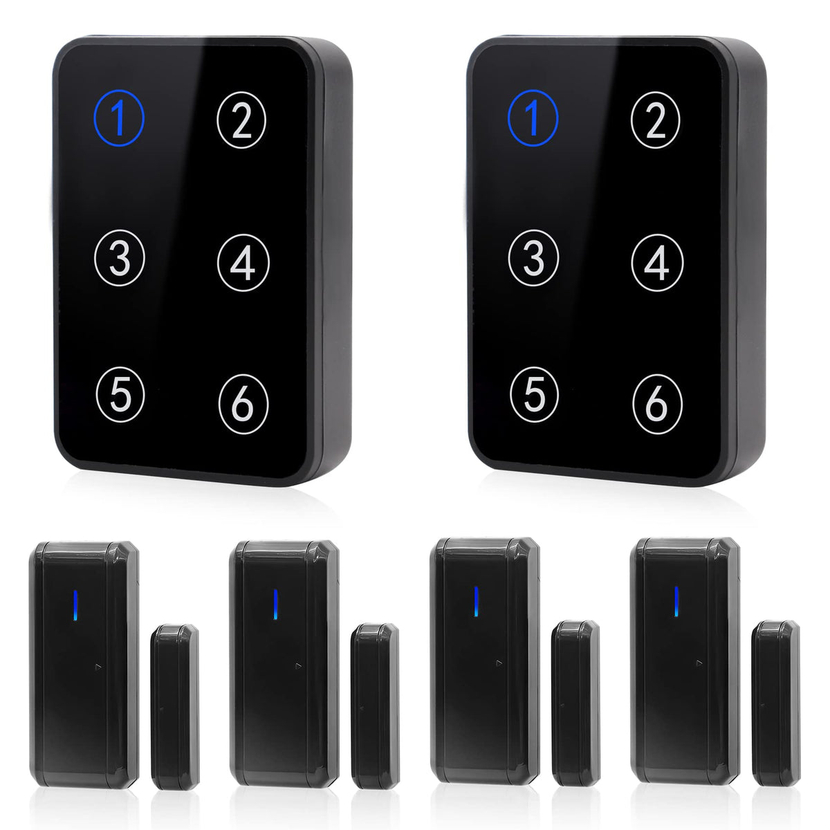 CallToU WiFi Alarmas de puerta inalámbricas inteligentes Cuidador  Buscapersonas Timbre de puerta