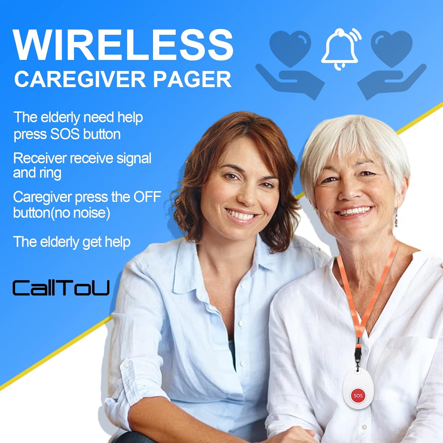 Portable Wireless Caregiver Pager: Reliable, Flexible, and Easy to Use