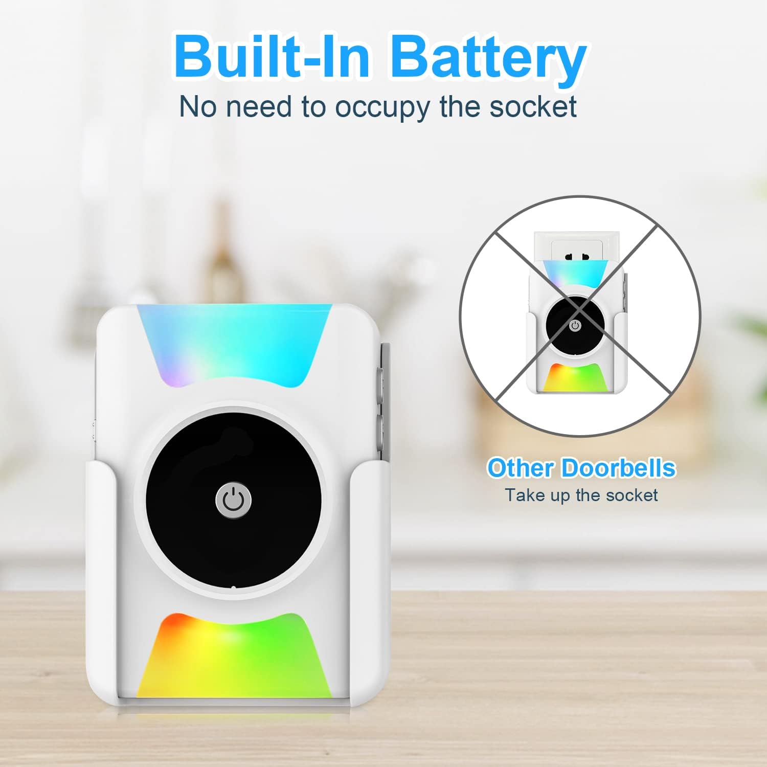 CallToU Portable Battery-powered Vibrating Receiver with Flashing LED